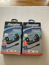 Two Energizer Ultimate Universal 3.5mm Wireless LCD FM Transmitters, Brand New