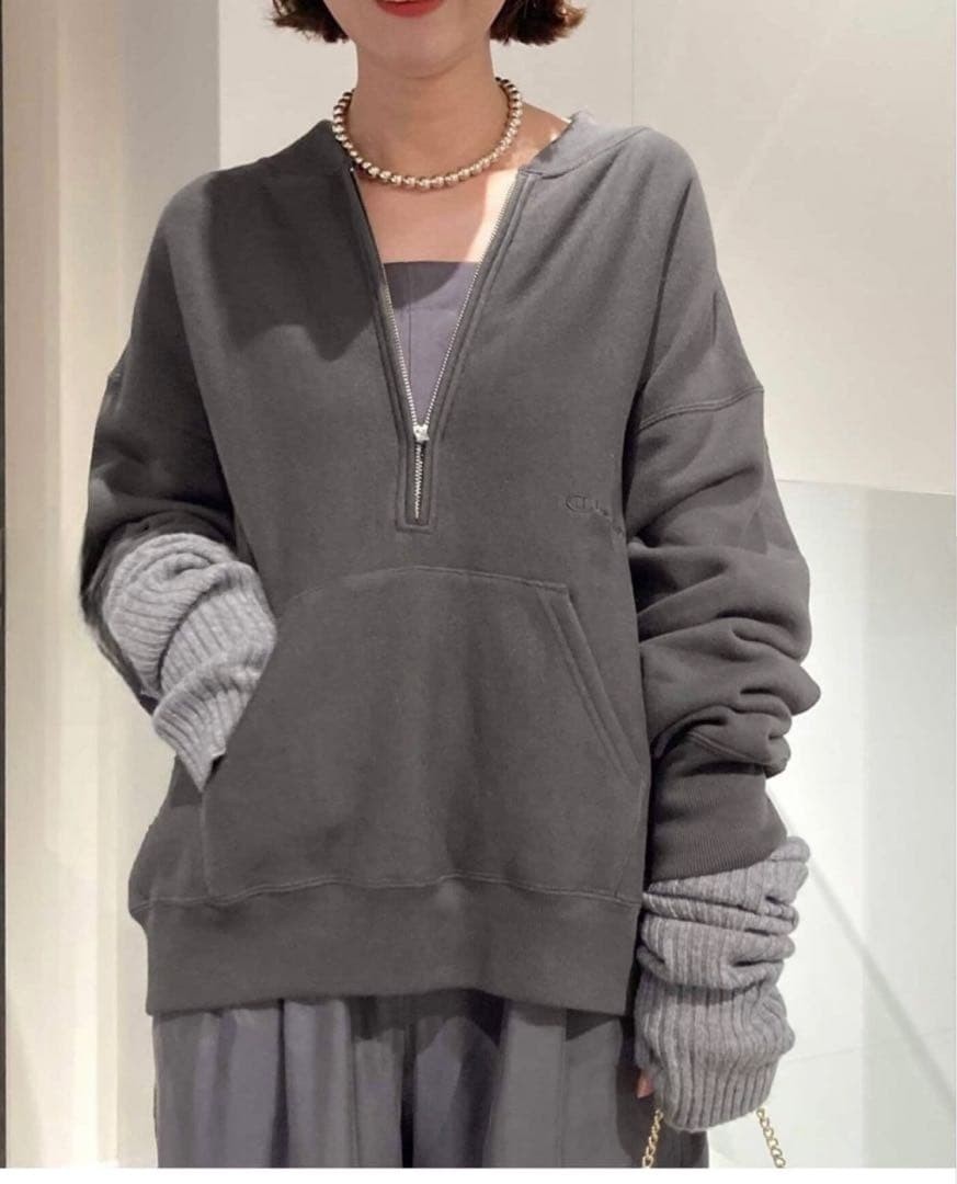 Framework Champion Special Half ZIP Reverse Weave… - image 1