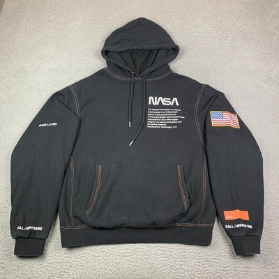 Heron Preston X Nasa Hoodie Mens Small (fits big) Fall/Winter 1990 Sweatshirt