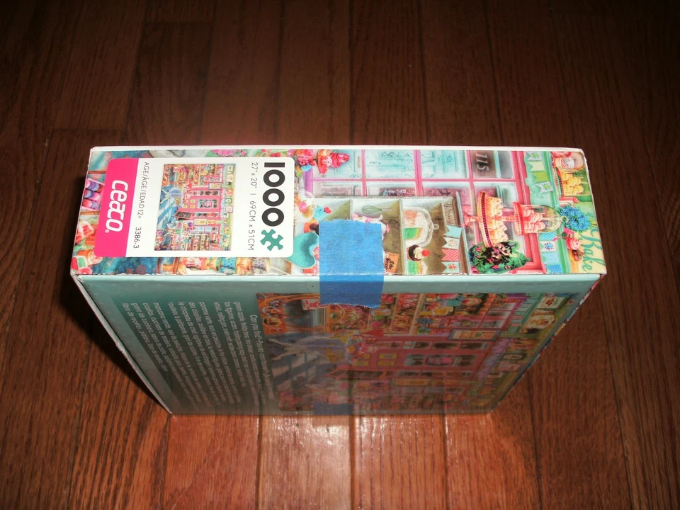 CEACO AIMEE STEWART 1000-Piece Jigsaw Puzzle. "In the Cake Shop" Rare. Complete. - Image 4 of 4
