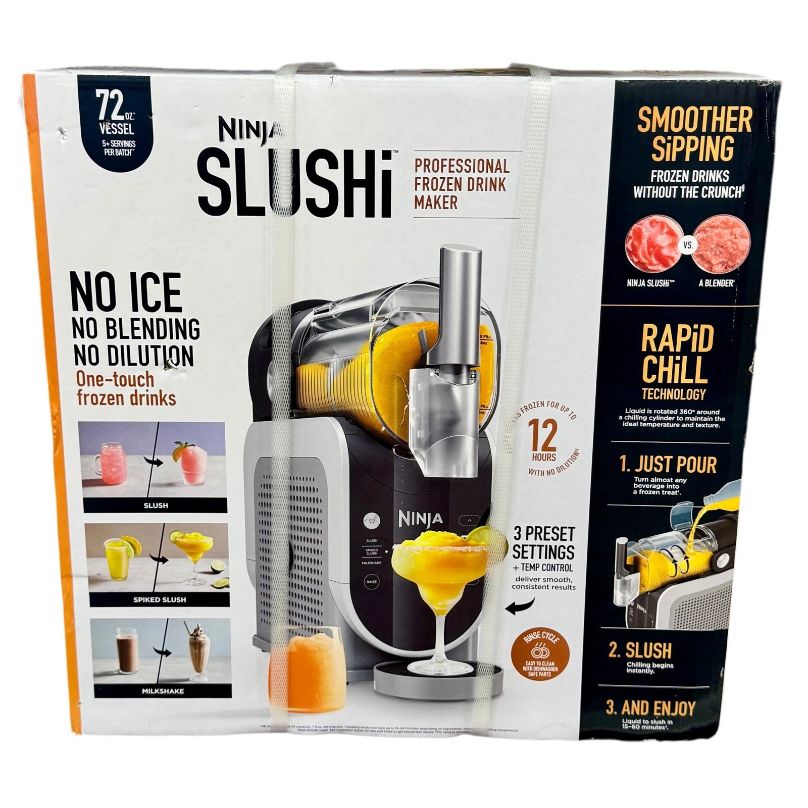 Ninja SLUSHi 3-in-1 72oz Frozen Drink Maker FS300 New Professional Blender-image