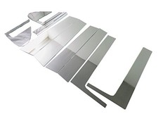 BRIGHTZ Ultra-Mirror Stainless Steel Plated Pillar Panels for the Freed Hybrid