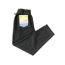 Image of Cookman Trousers - Mens Cookman Denim Chef Pant - Navy, Black, Blue, Stripe