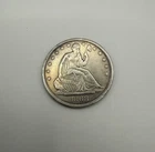 1868 - S Seated Liberty Half Dollar Silver San Francisco Mint