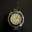 TIMEX INTREPID VINTAGE 1995 Dive WATCH With  INDIGLO Dial Doesn’t Fully Work