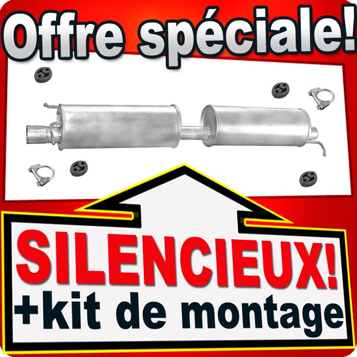 Échappement pour Ford Transit 2.0 DI TD 2000-2006 bus et camionnette