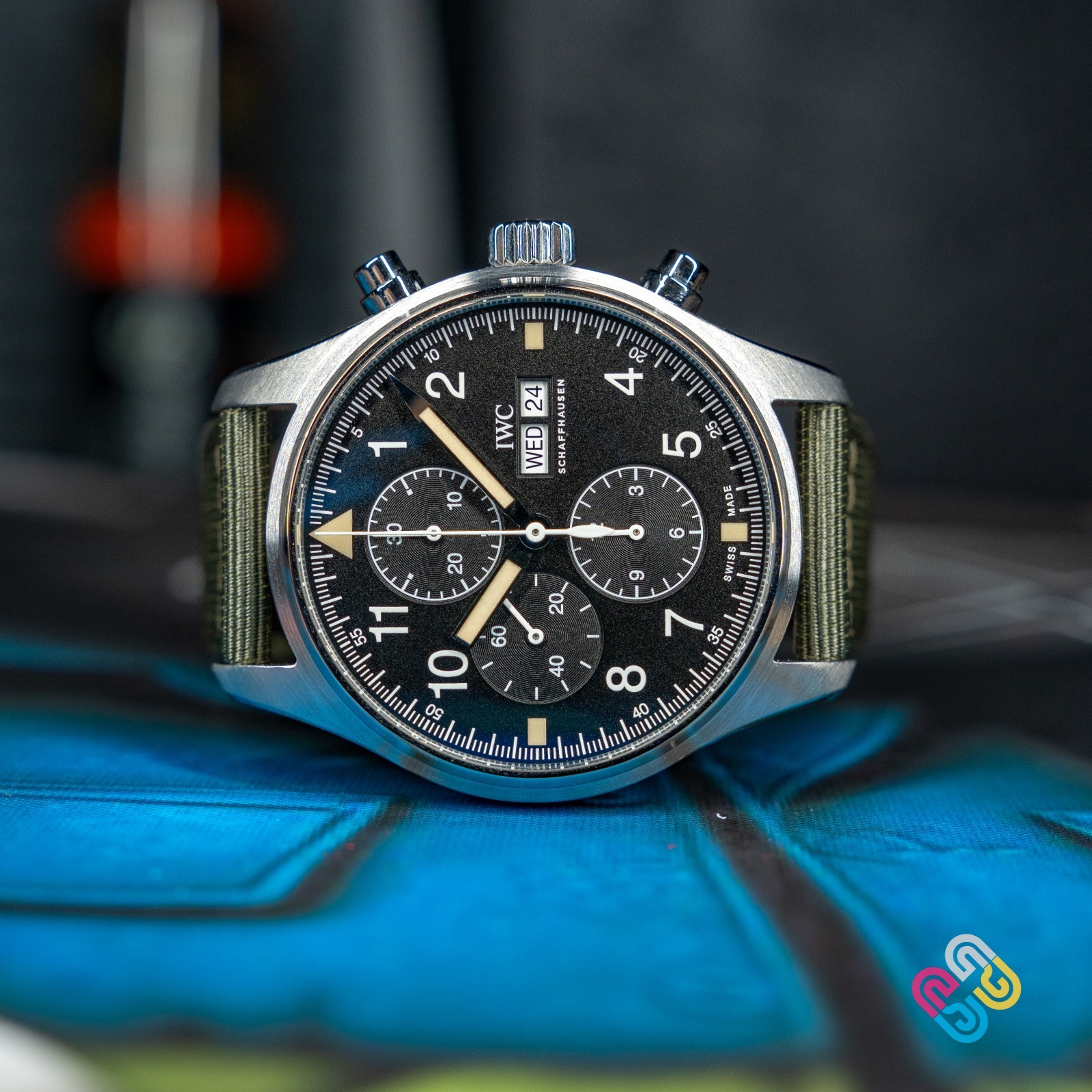 2019 IWC Pilot Fliegerchronograph 43mm Limited Edition IW377724 (Ref. 3706 Look) image 2
