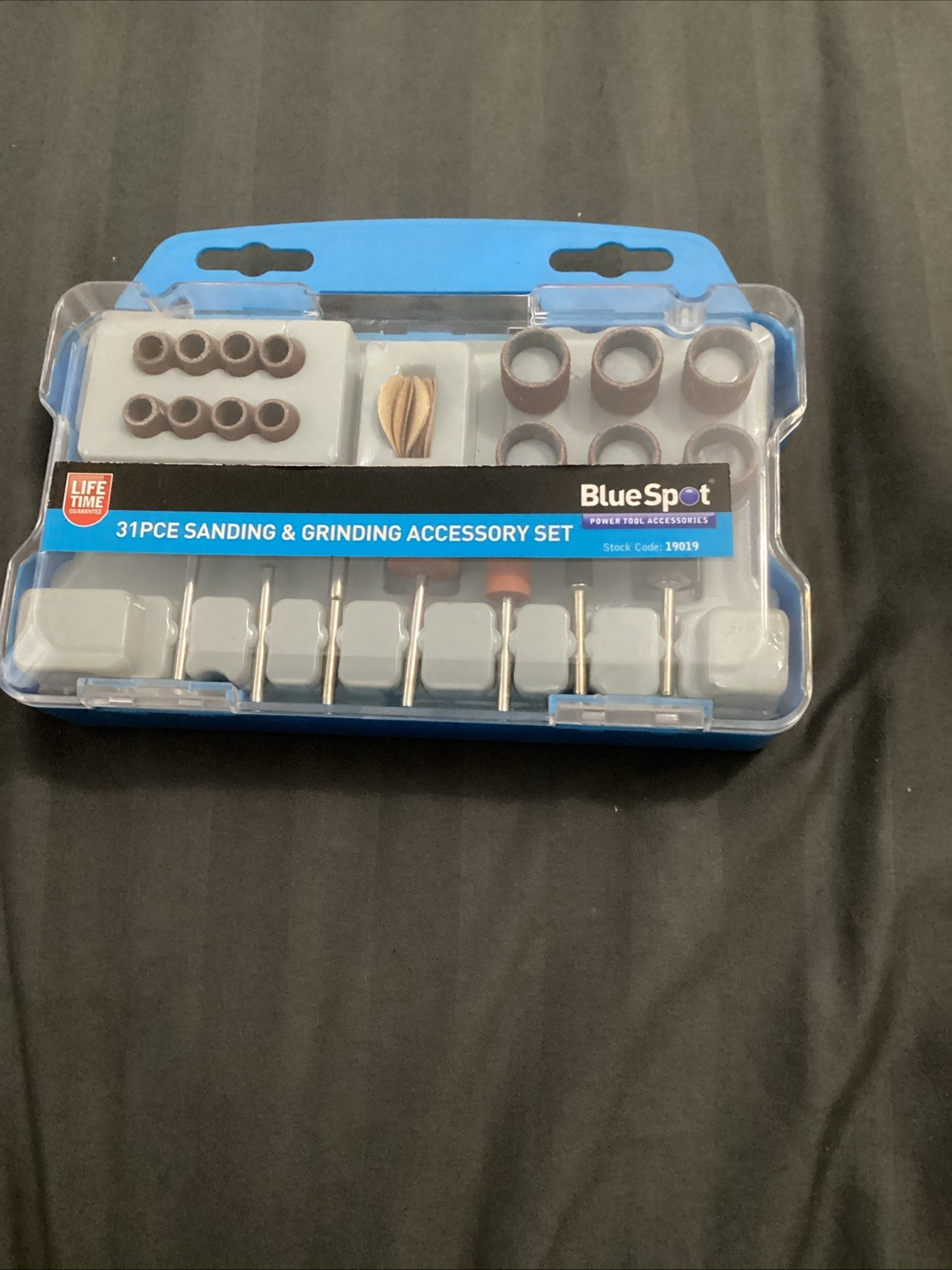 Bluespot 31 Pce Sanding & Grinding Accessory Set For Rotary Tool
