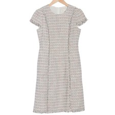 Eliza J Cap Sleeve Bouclé A-Line Dress Size 16 Nwt
