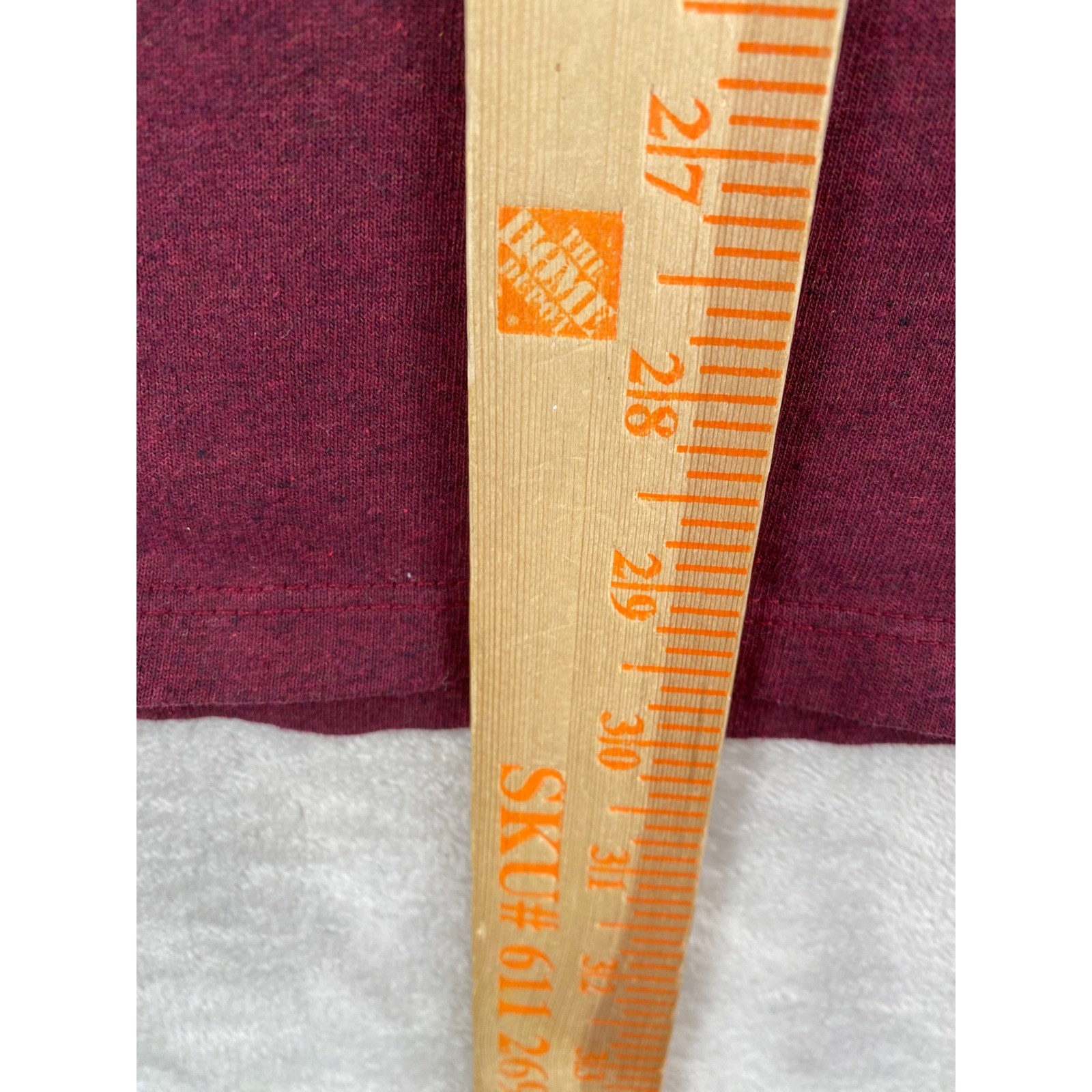 Patagonia Responsibili-Tee Men XL Burgundy Pocket T-Shirt Fitz Roy Mountain Logo thumbnail 5