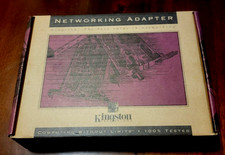 Kingston PNE-PC2T Ethernet PC Card Adapter with Manual NIB