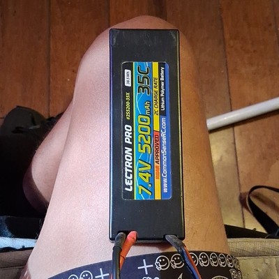 Common Sense RC Lectron Pro 7.4V 5200mAh 2S LiPo Battery 35C with Connectors