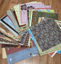 Scrapbook Paper  Cardstock Assorted 12" x 12" - Lot Of 25