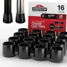 Rubber Chair Leg s - 1 1/ Rubber Feet for Furniture -