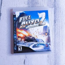 Full Auto 2: Battlelines (Sony PlayStation 3, 2006) Complete In box CIB, Tested