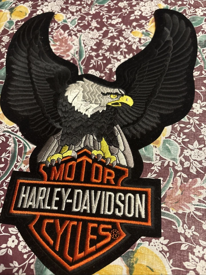 Parche de águila bordado Harley-Davidson - grande Foto 4 de 4