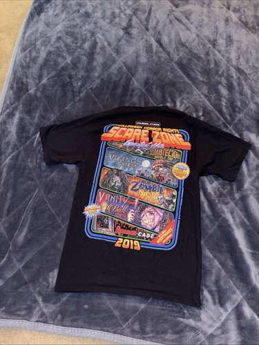 Universal Studios Halloween Horror Nights Shirt S Scare Zone Greatest Hits 2019 - Picture 2 of 2