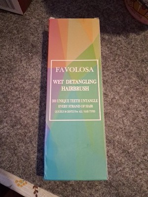 Favolosa Ultimate Detangler Hair Brush for Thick Curly Straight Natural 