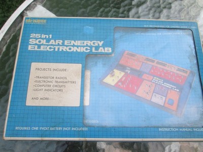EDU SCIENCE Solar Energy Electronic Lab vintage learning lab kit ......model