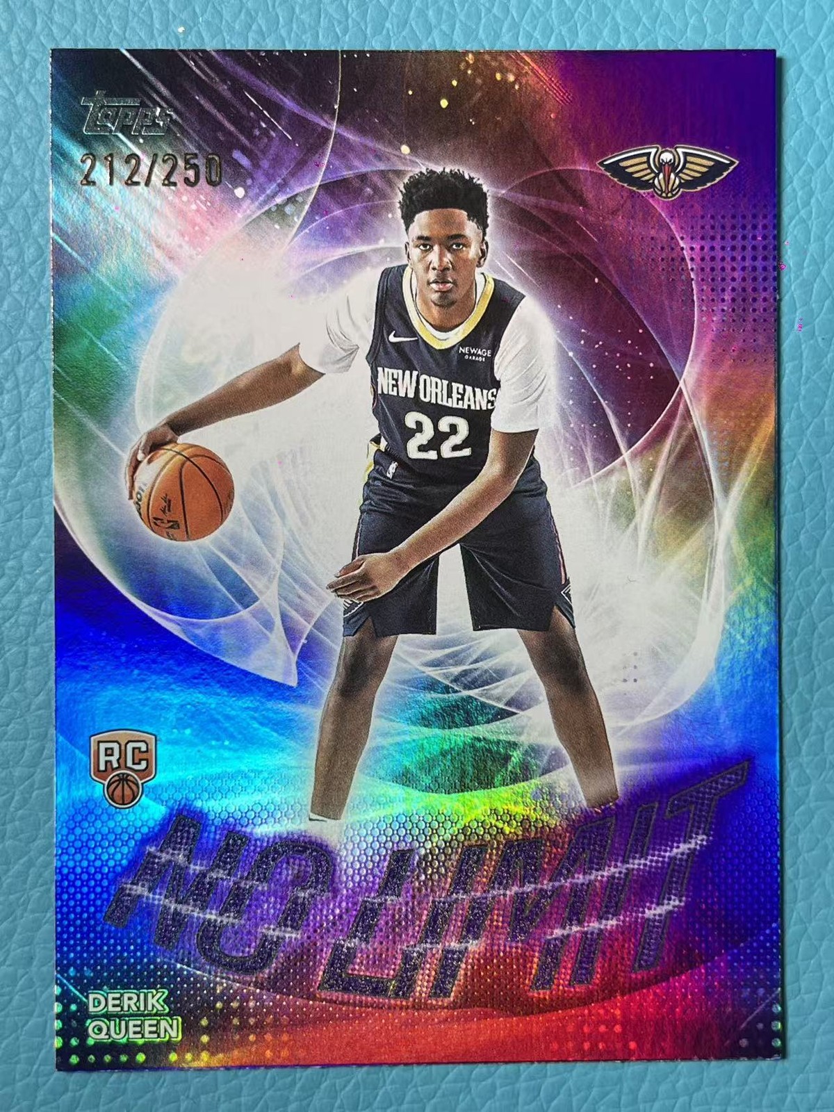 Derik Queen 2025-26 Topps Basketball 212/250 Purple No Limit RC #NL-13
