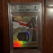 2011 Panini Gold Standard LeBron James 14k SOLID GOLD /49 – BGS 9 MINT – SSP