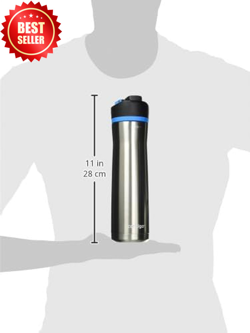 Contigo Cortland Chill 2.0 24oz Stainless Steel Water Bottle AUTOSEAL Leak-Proof