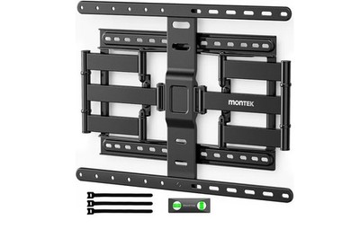 monTEK Ultra Slim TV Wall Mount for 43-90 Inch TVs | 1.1'' Thin Low Profile