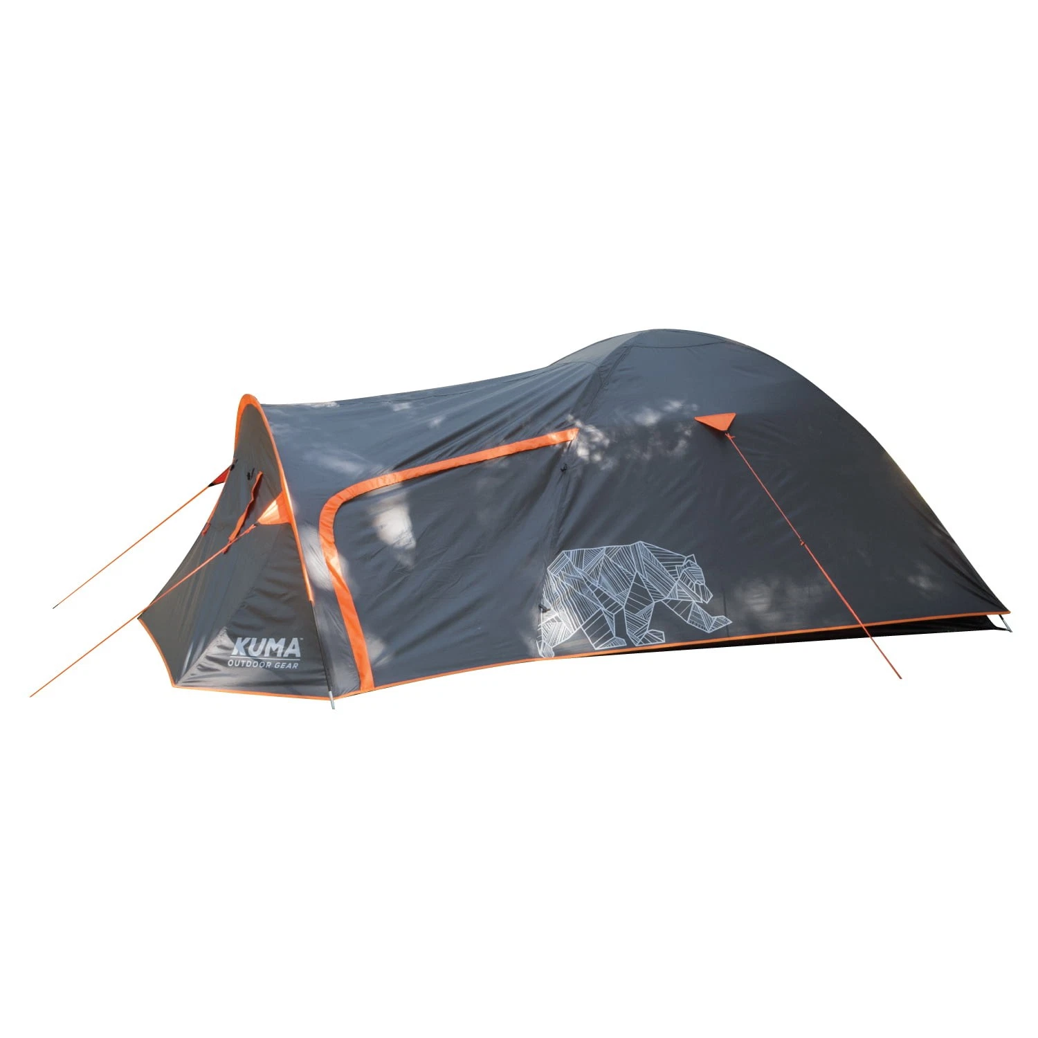 Kuma Outdoor Gear Bear Den 3 Tent, Graphite/Orange, 482-KM-TEBD-GO-3