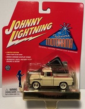 Johnny Lightning 1955 Chevy Cameo Pickup Truck 55 White Chevrolet B39