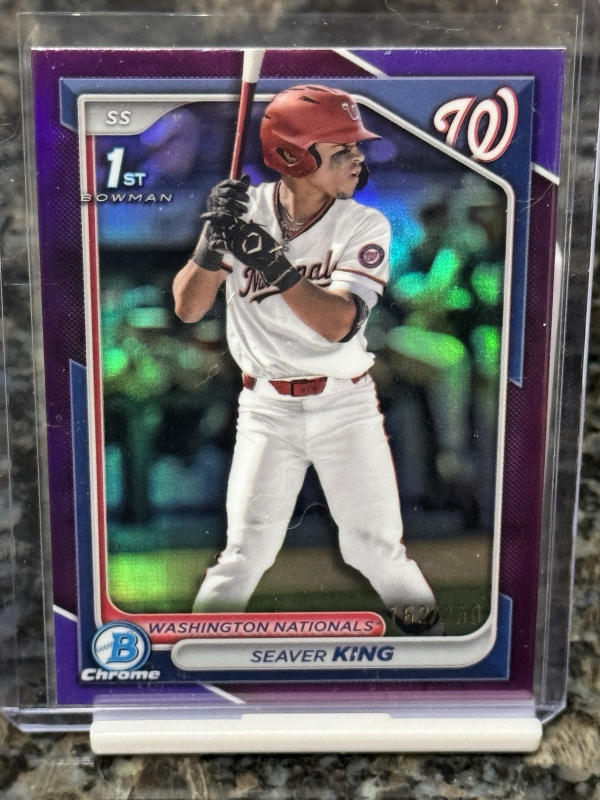 2024 Bowman Draft Chrome Seaver King #BDC-62 Purple Refractor /250