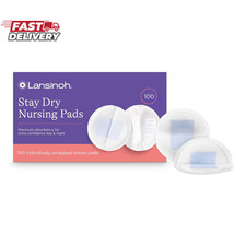 Lansinoh Stay Dry Disposable Nursing Pads, Soft and Super Absorbent Breast Pads,