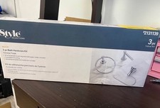 Style Selections 3-Piece Bailey Chrome Finish Bathroom Hardware Set