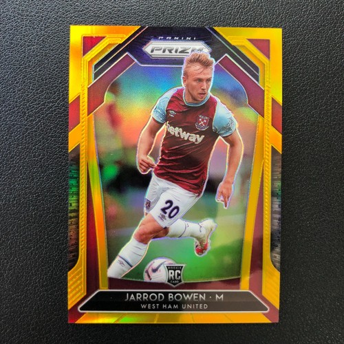Jarrod Bowen [Gold Prizm] #186 2020 Panini Prizm Premier League card