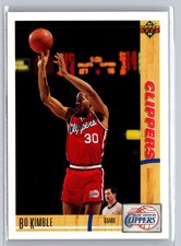 1991-92 Upper Deck #114 Bo Kimble Los Angeles Clippers
