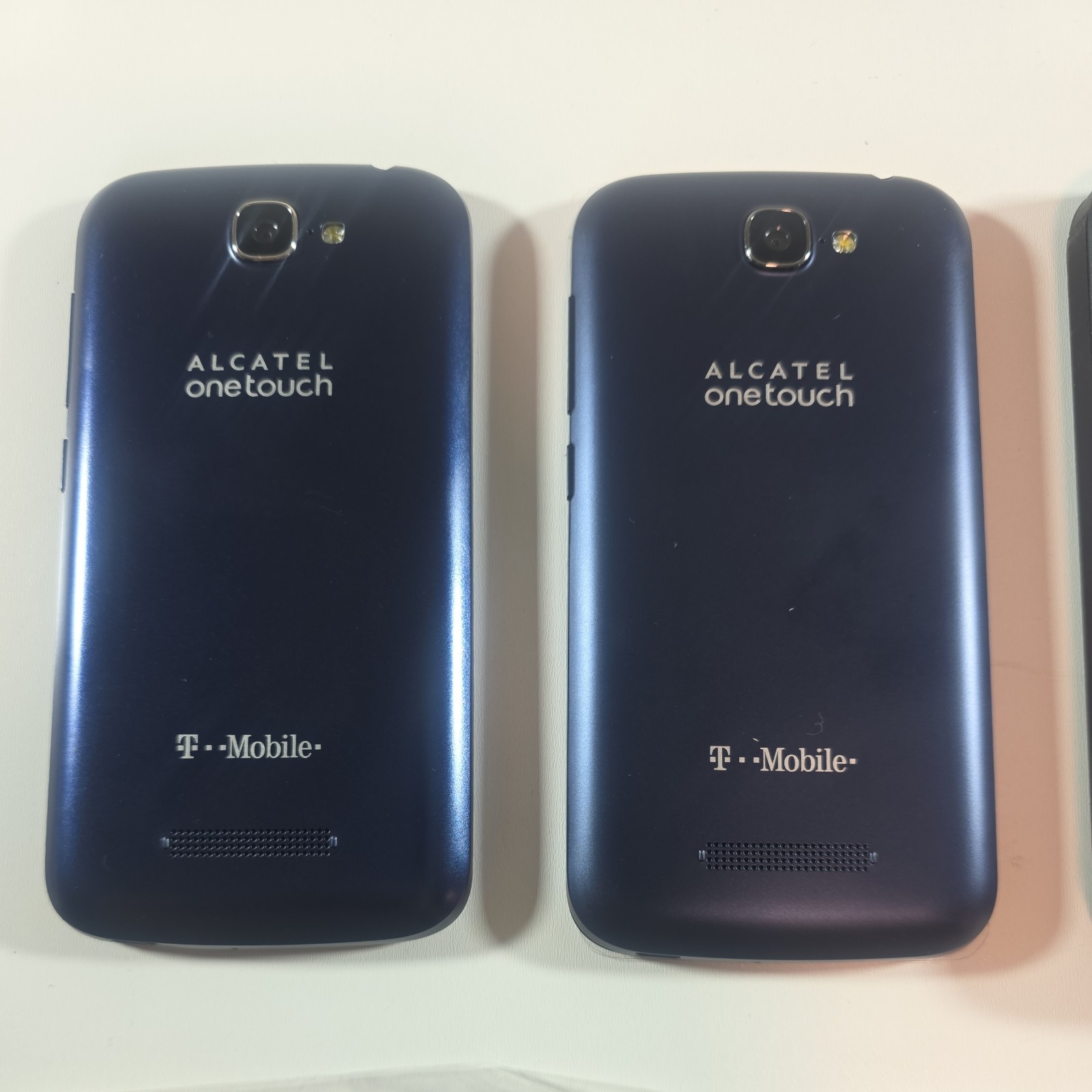 2 Cell Phone Alcatel One Touch Fierce 2 7040T Navy Blue T-mo