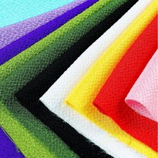 Chirimen Crepe Fabric Plain Assorted Set 17 20cm, 10 pcs