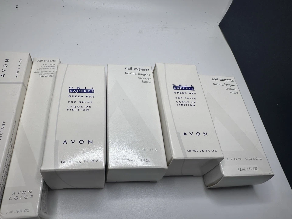 Lote de cuidado de uñas vintage Avon Nail Experts: Mira Cuticle Speed Dry longitudes duraderas Foto 3 de 3