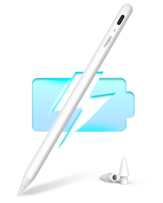 Metapen Pencil A8 for Apple iPad 2018-2024, (2X Faster Charge), Tilt Sensitiv...
