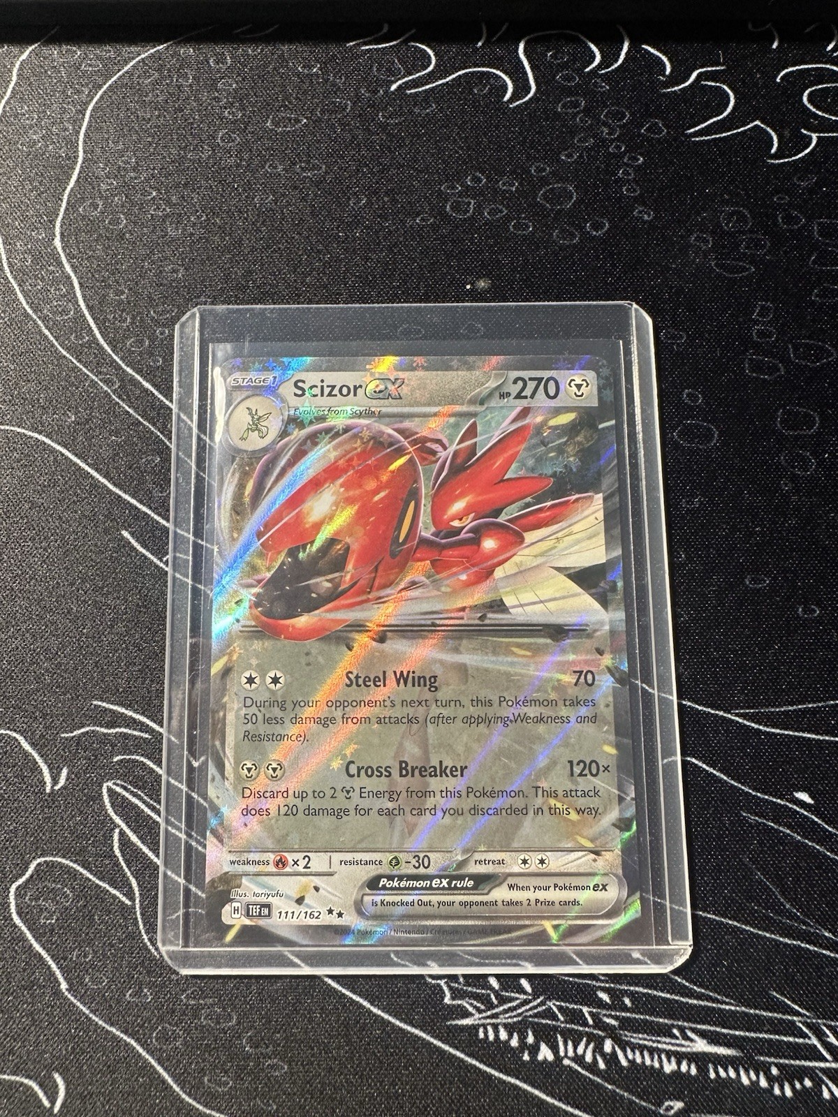 Scizor ex Pokemon 111/162 Temporal Forces, NM/Mint