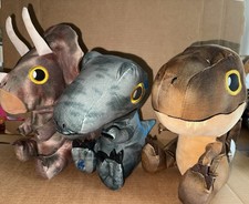 Jurassic World Kohls Cares Dinosaur Plush Lot All 3 Triceratops Raptor T-rex B1