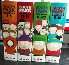 South Park DVD Seasons 1-20 w/ Commentary From Trey Parker And Matt Stone