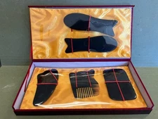 Gua Sha Scraping Massage Tool Natural Buffalo Horn Gua sha Board (Set of 5)