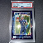 Drake Maye 2024 Panini Donruss Optic #229 Purple Shock PSA 10 Rookie RC