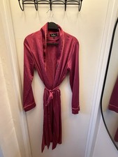 NWOT Lulus Pink Satin Rope With Orange Piping With Pockets Size Medium