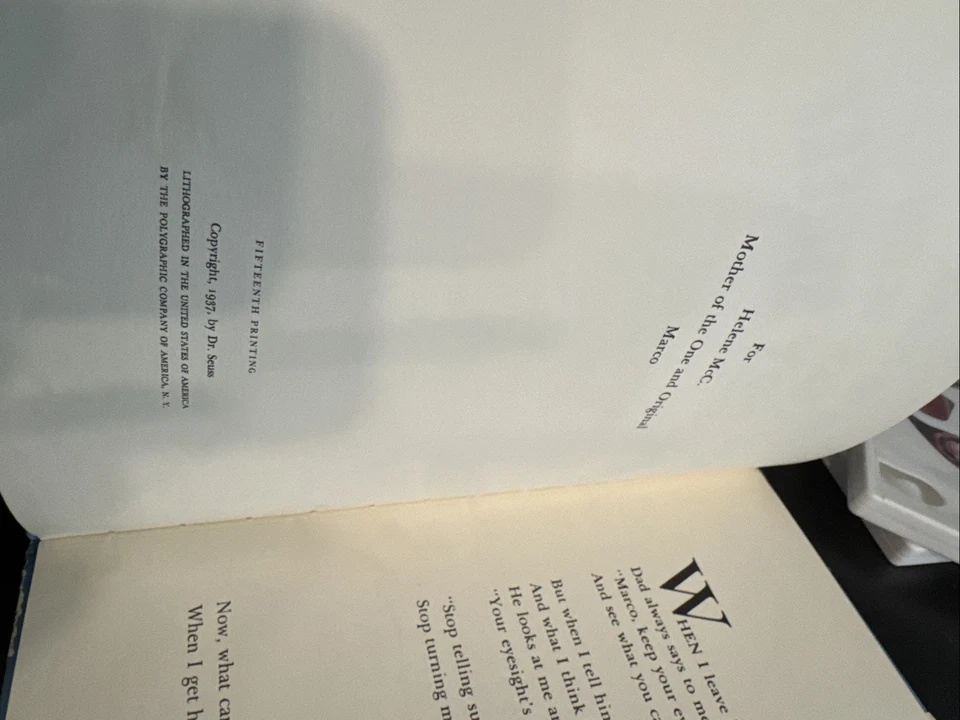 And To Think That I Saw It On Mulberry Street 1937 Seuss 1st Ed 16th Print HCDJ — 第 4/4 张图片