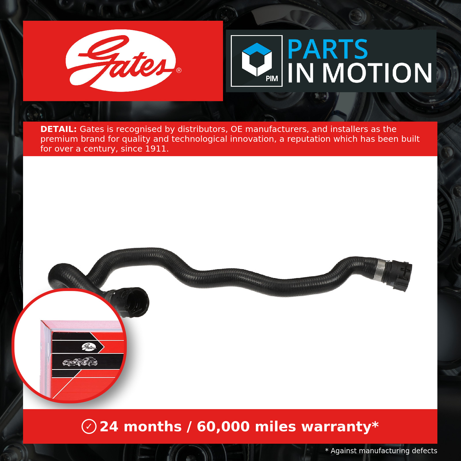 4x ✅Fits GATES GAT02-1751 Heater Hose GAT02-1751 Cooling system rubb ⭐UK Seller⭐ - Image 15