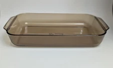 Pyrex CorningWare 13x9×2 Amber Baking Dish A 16 233R 32T-3L