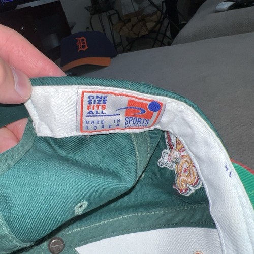 Vintage Sports Specialities Seattle Supersonics Hat Green Script Logo Snapback - Picture 3 of 7