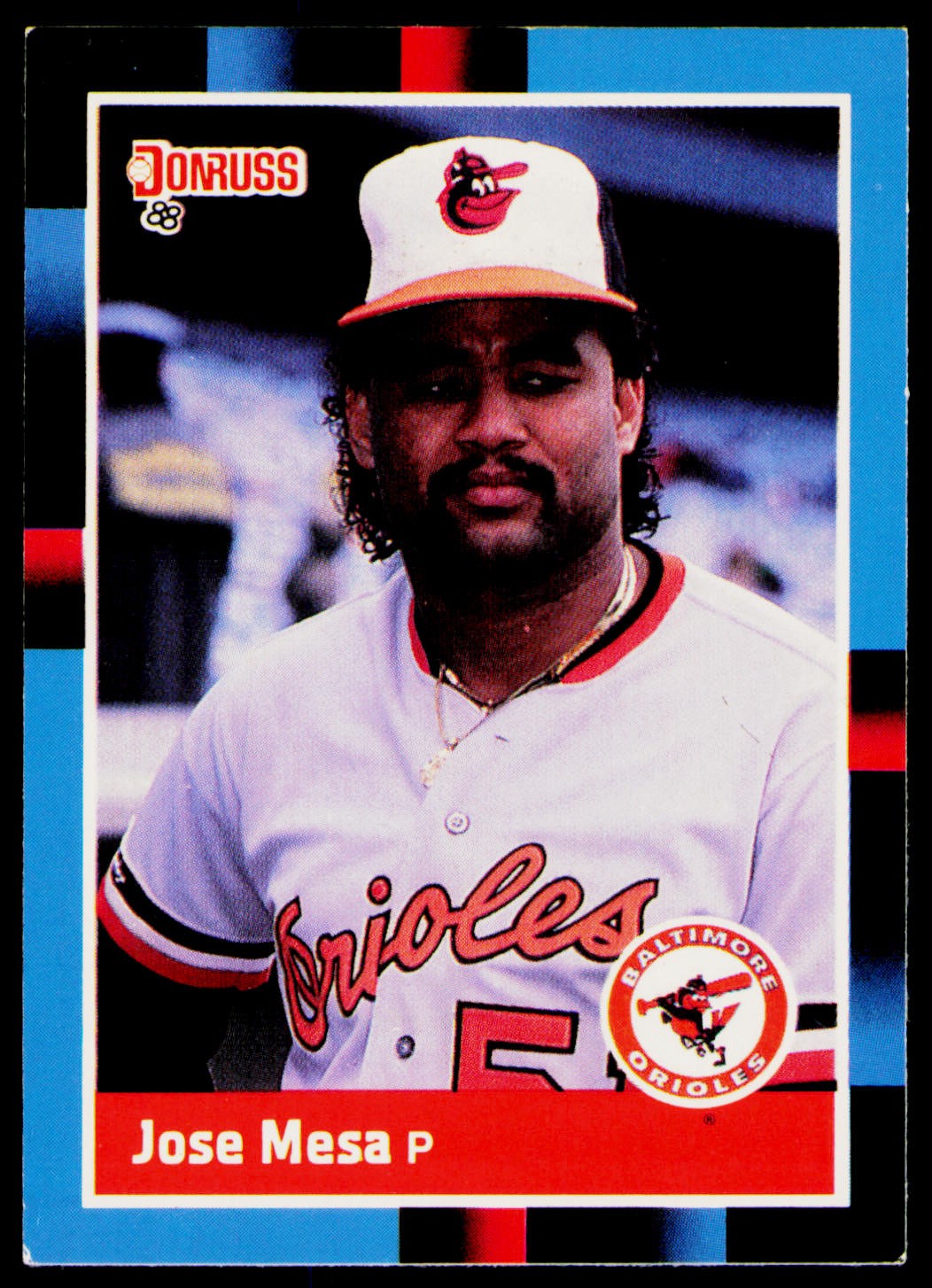 1988 Donruss #601b Jose Mesa
