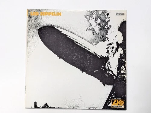 Vintage 1969 Led Zeppelin Self Titled Vinyl Record- SD 19126-Atlantic Records